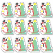 Pequeña Artsy Snowman