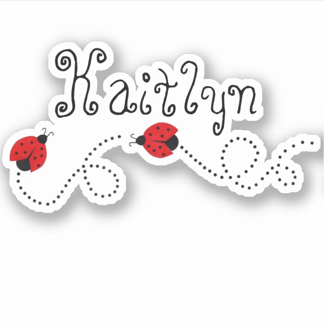 Pegatina Pequeñas damas bugs | Vinilo personalizado (Anverso)