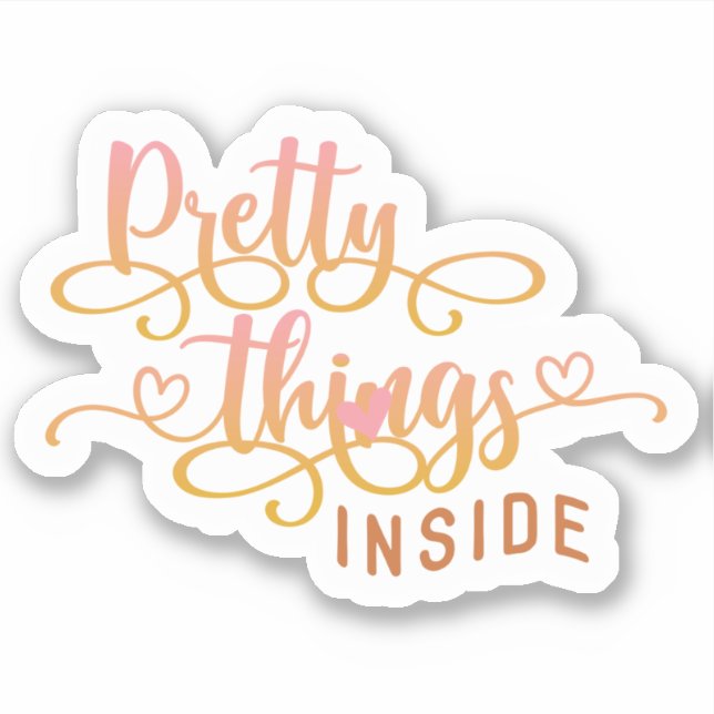 Pegatina Pequeñas empresas pequeñas rosadas gracias (Anverso)