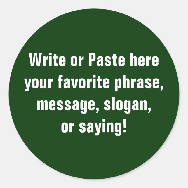 Pegatina pequeño (1,5 pulgadas) (Anverso)