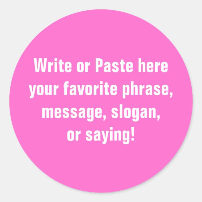 Pegatina pequeño (3 pulgadas) (Anverso)