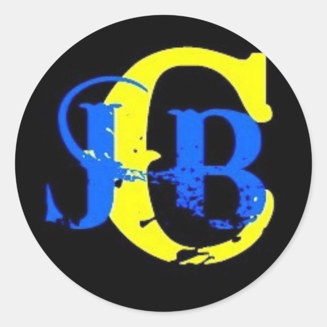 Pegatina pequeño con logotipo JBC (Anverso)
