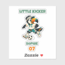 Pequeño Kicker Mascota de Fútbol Personalizada Tou