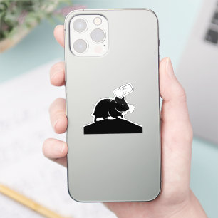 Pegatina Pequeño parlante: Laptop personalizada Hamster/Ger