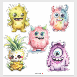 Pegatina Pequeños monstruos