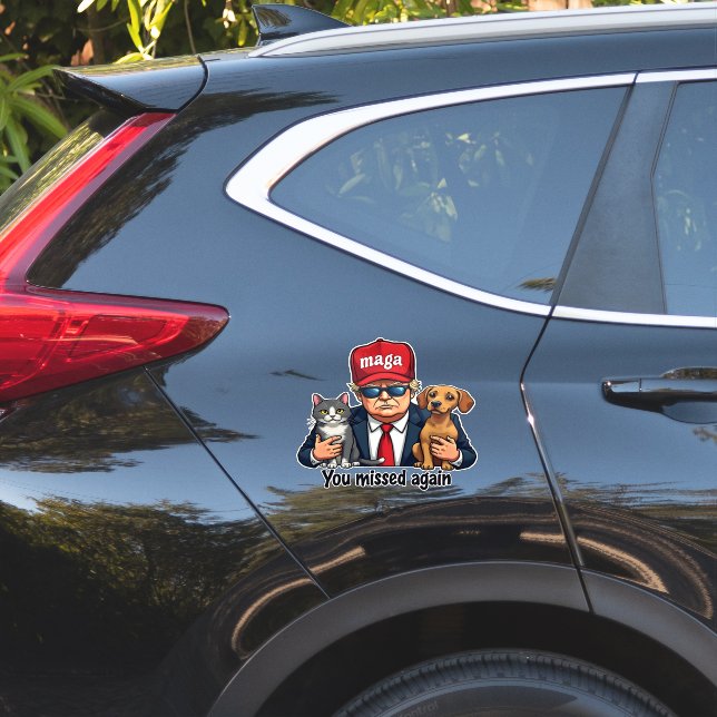 Pegatina Perdiste de nuevo salvar a los Mascotas de las ele (Lado del coche)