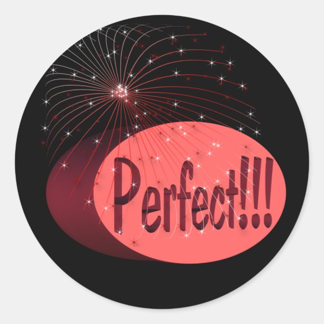 Pegatina perfecto (Anverso)