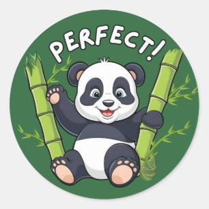 Pegatina perfecto, Pegatinas Panda
