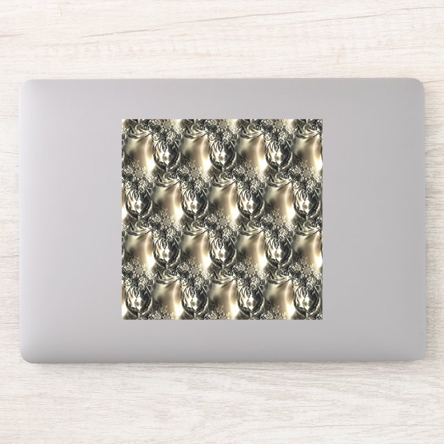 Pegatina Perlas doradas (Ordenador)