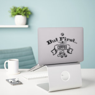 Pegatina Pero el primer café