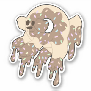 Pegatina Perro Adorable Donut
