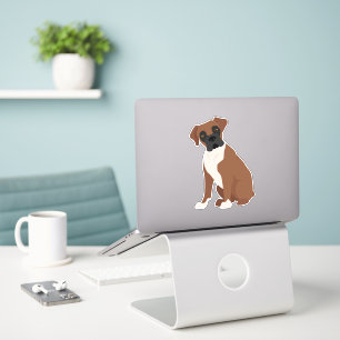 Pegatina Perro Boxer