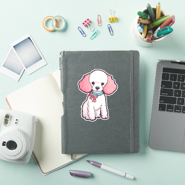 Pegatina Perro Caniche Super Lindo   (Funda para iPad)