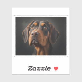 Pegatina Perro Coonhound