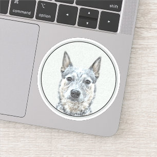 Pegatina Perro de ganado australiano - Arte de perro origin