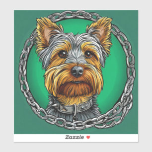Pegatina Perro de raza pura genial