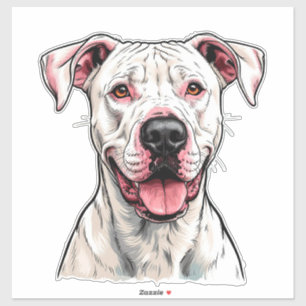 Pegatina Perro Dogo Argentino