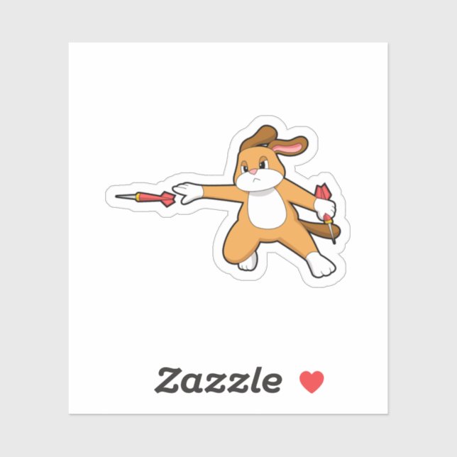Pegatina Perro en Dardos con Dart.PNG (Hoja)
