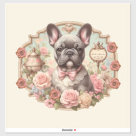 Pegatina Perro La Vie en Frenchie