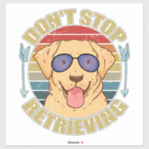 Perro labrador No dejes de recuperar Divertido
