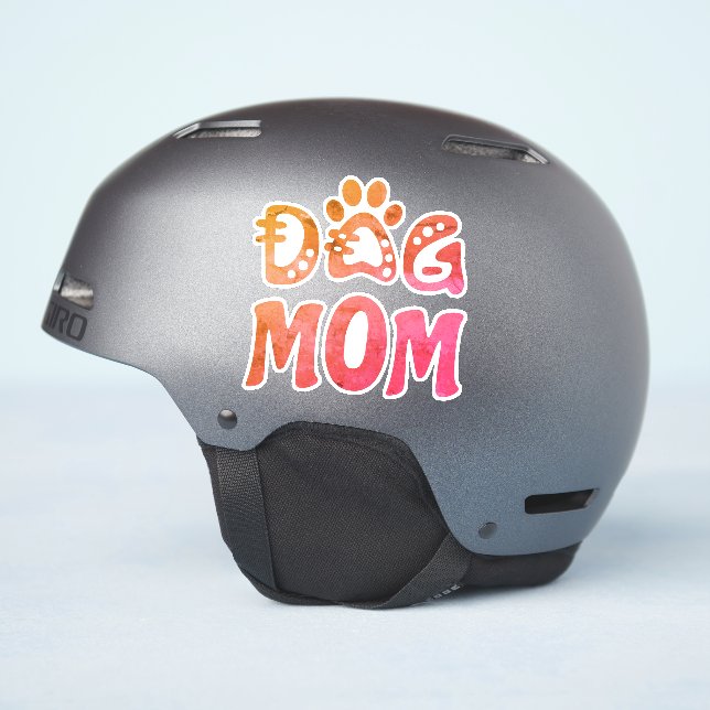 Pegatina Perro Mamá (Lado del casco)
