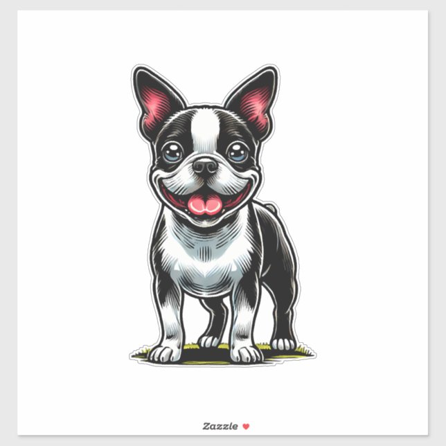 Pegatina Perro Sweet Bustie (Hoja)