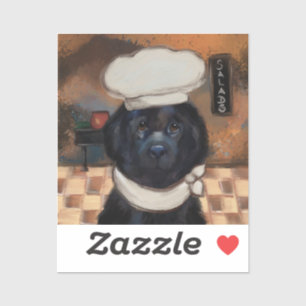 Pegatina Perro Terranova  