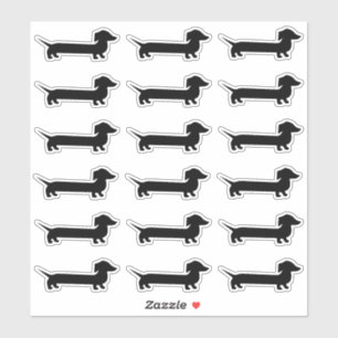 Pegatina Perros extralargos del Dachshund