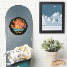 Persiguiendo por siempre a Sunsets Bigfoot Surfing