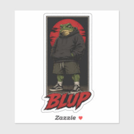 Pegatina Personaje gráfico de Doom The Toad Streetwear