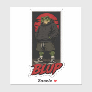 Pegatina Personaje gráfico de Doom The Toad Streetwear 