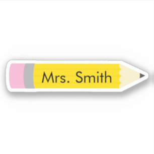 Pegatina Personalice el lápiz