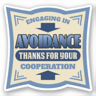 Pegatina Personalidad introvertida INTJ rojo anti social so