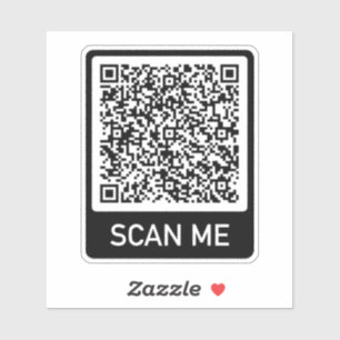 Pegatina Personaliza tu código QR de información de escaneo