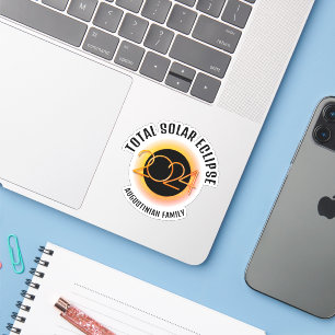 Pegatina Personalizable 2024 TOTAL ECLIPSE SOLAR