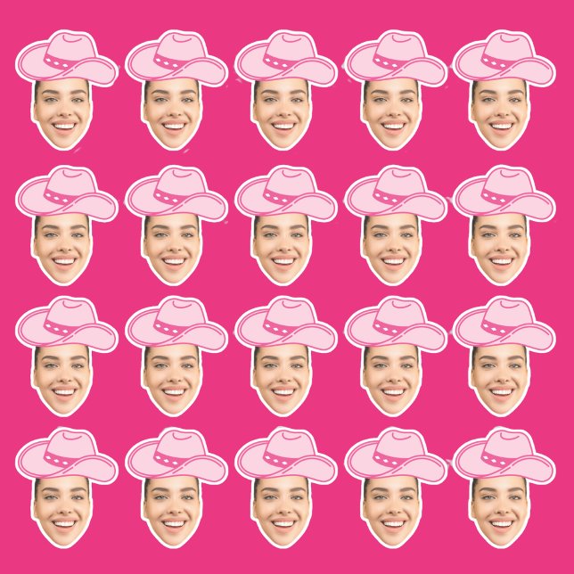 Pegatina Personalizable de novia discoteca rosada cara de n (Subido por el creador)