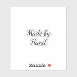 Pegatina Personalizable Hecho A Mano Transparente