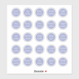 Pegatina personalizable Lavender de 1.14" Mini Jar Cosmétic