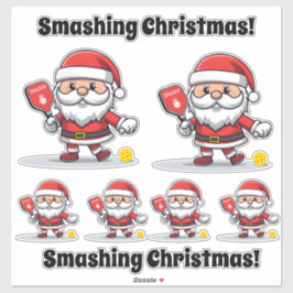 Pegatina Personalizable 🎅 Navidades pickleball