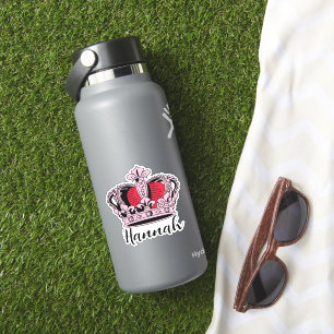 Pegatina Personalizable Princesa Reina Corona