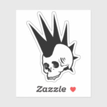 Personalizable Punk Cráneo sin Jawless