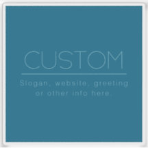 Personalizable Texto moderno | Azul de huevo de Oc