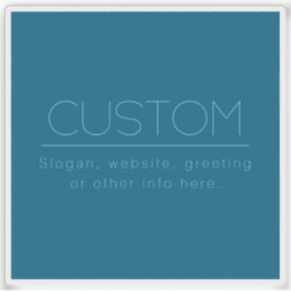 Pegatina Personalizable Texto moderno | Azul de huevo de Oc