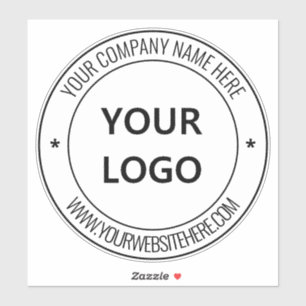 Pegatina Personalización del sello promocional del logotipo