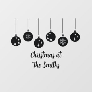 Pegatina personalizada de Navidad para ventana