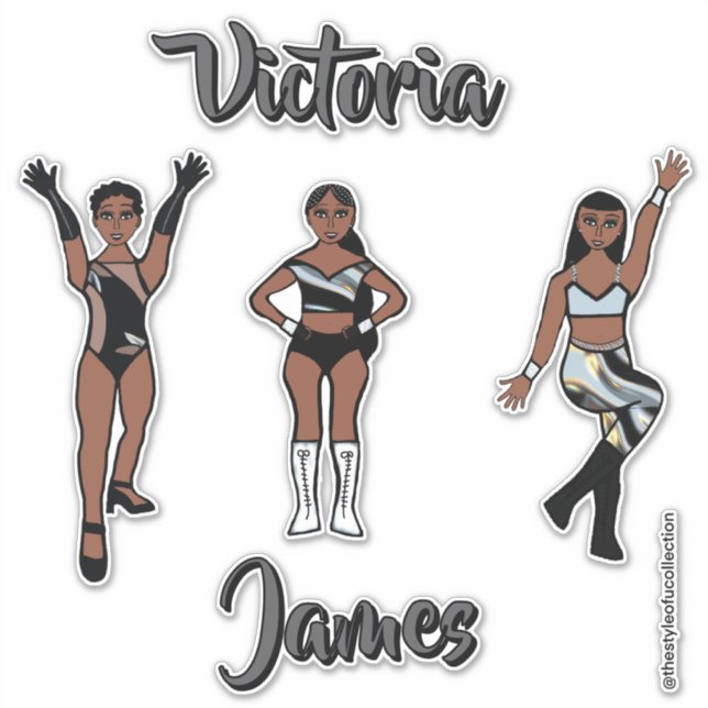Pegatina Personalizada Majorette Plateado Negro Twist #1 (Anverso)