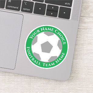 Pegatina personalizada para aficionados al fútbol