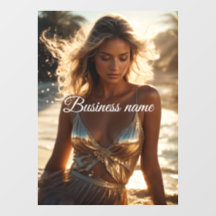 Pegatina personalizada para ventana de moda