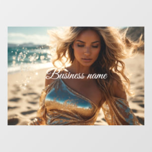 Pegatina personalizada para ventana de moda