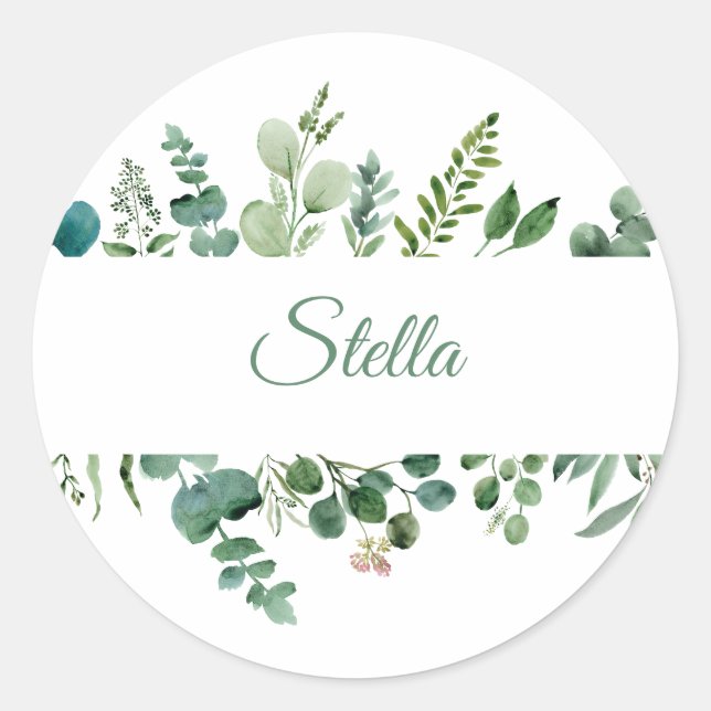 Pegatina personalizado (Anverso)